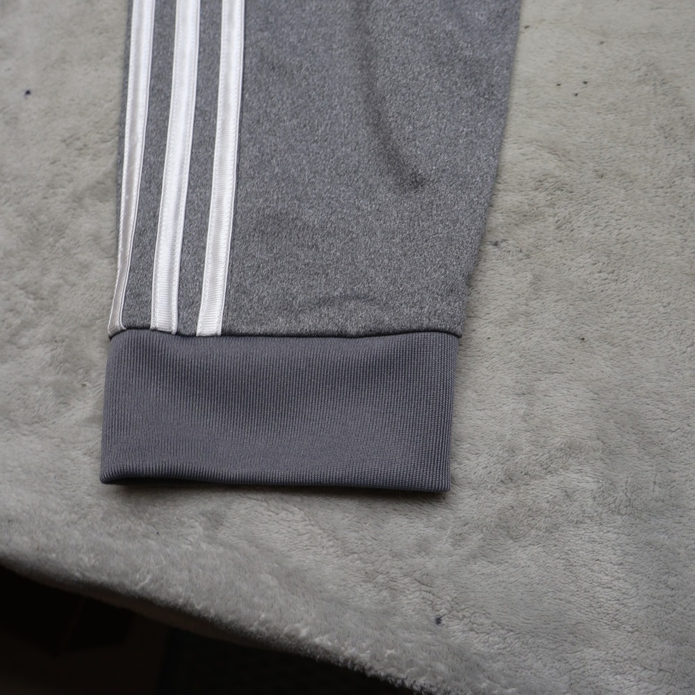Adidas Track Pants Men XL 18/20 Gray Tapered Athletic Joggers Sport Gym 28x31 - Picture 3 of 11